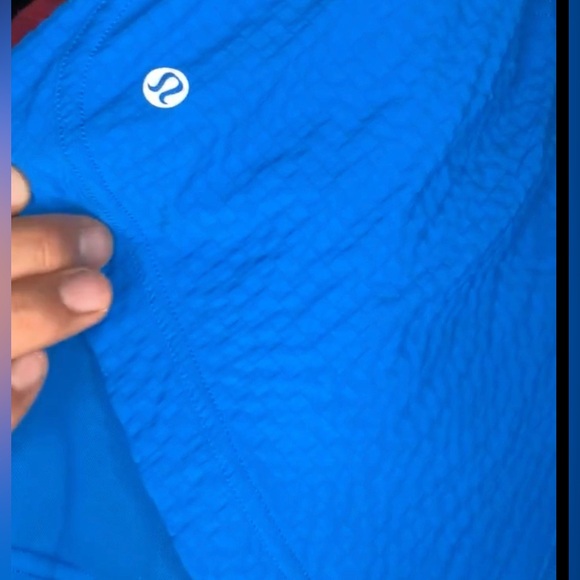 Lululemon Logo Waistband High-Rise Training Short - Sz 6 Poolside - Picture 2 of 4